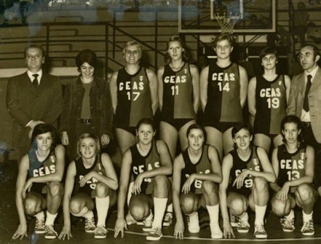 La formazione del Geas Sesto San Giovanni Campione d'Italia 1974 è composta da: Mabel Bocchi, Rosi Bozzolo, Dora Ciaccia, Lucia Colavizza, Paola Dalla Longa, Titti Fasso, Renata Moreschi, Fiorella Teoldi, Cristina Tonelli, Licia Toriser. Allenatore: Claudio Vandoni.